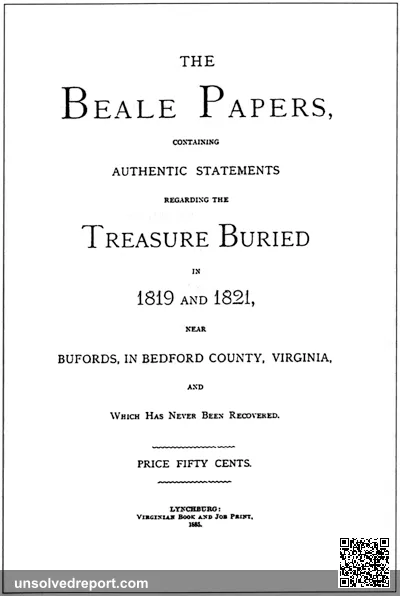 Cover der Beale Papers