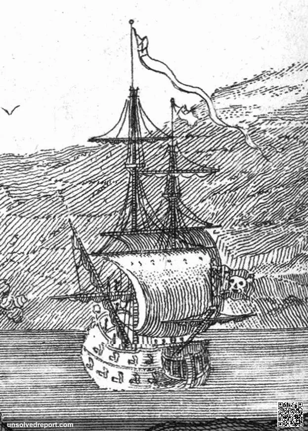 Queen Anne's Revenge, the flagship of Blackbeard the Pirate. This picture is taken from File:Edward Teach Commonly Call…