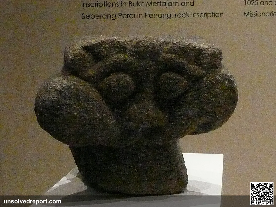 Head of Kala from site 50, Bujang Valley.