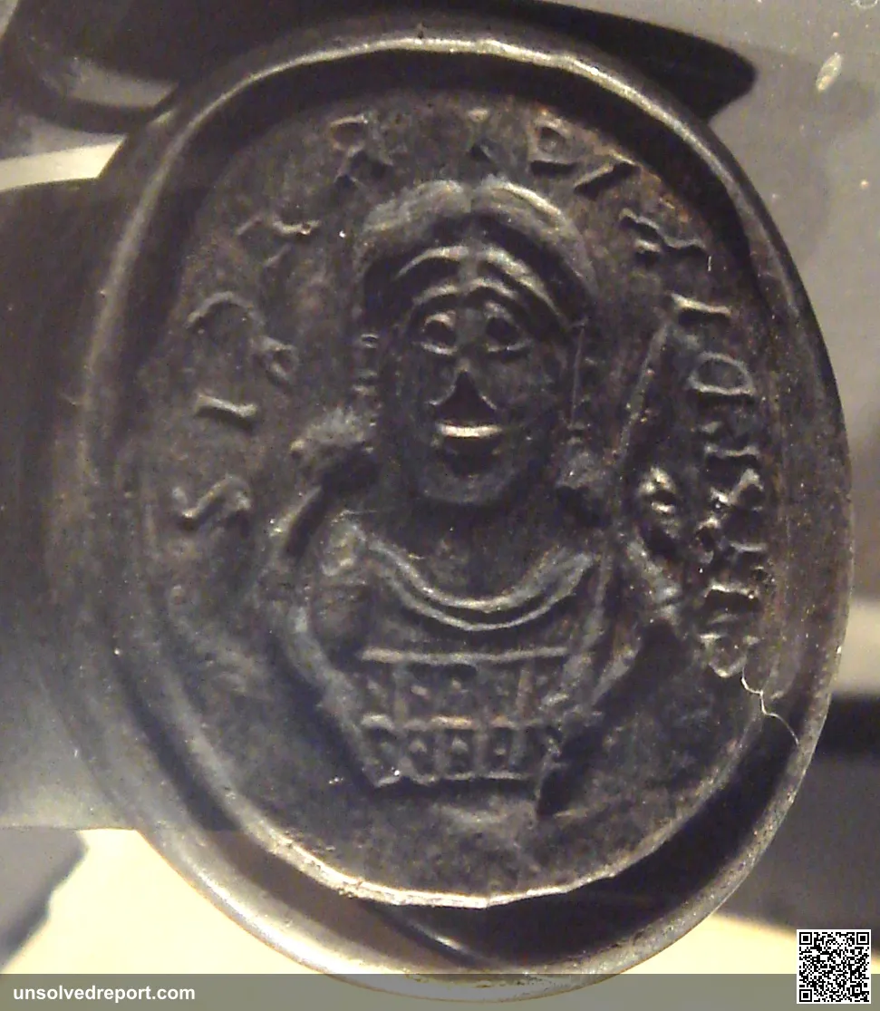 Seal_of_Childeric_I_Tournai tomb (copy of the original, offered to the museum "by M.Lecavelier de Caen")
