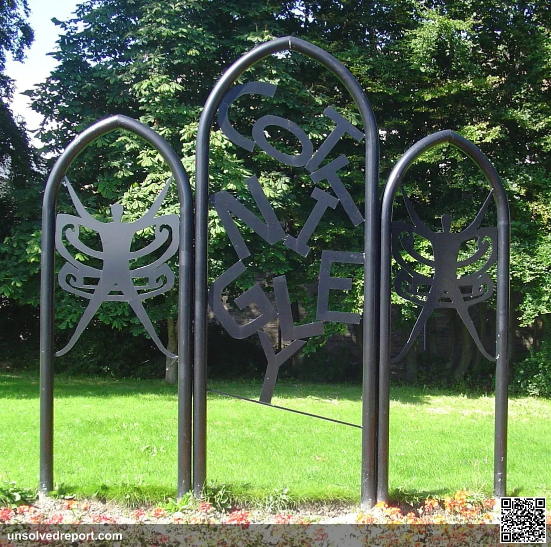 Signpost in Cottingley, near Bradford