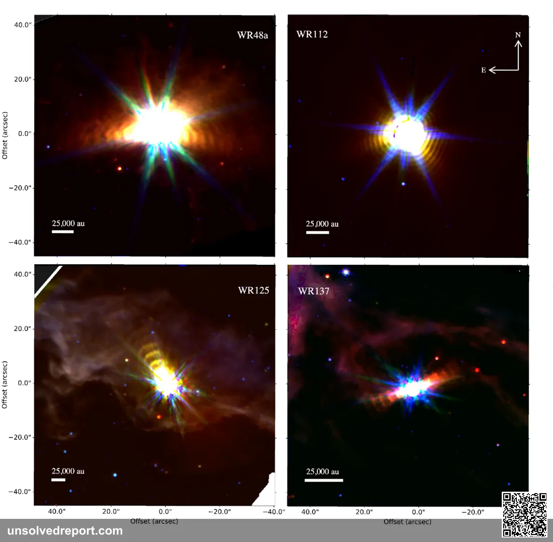 The image is figure 1 of the paper. Title: Carbon-rich Dust Injected into the Interstellar Medium by Galactic WC Binari…