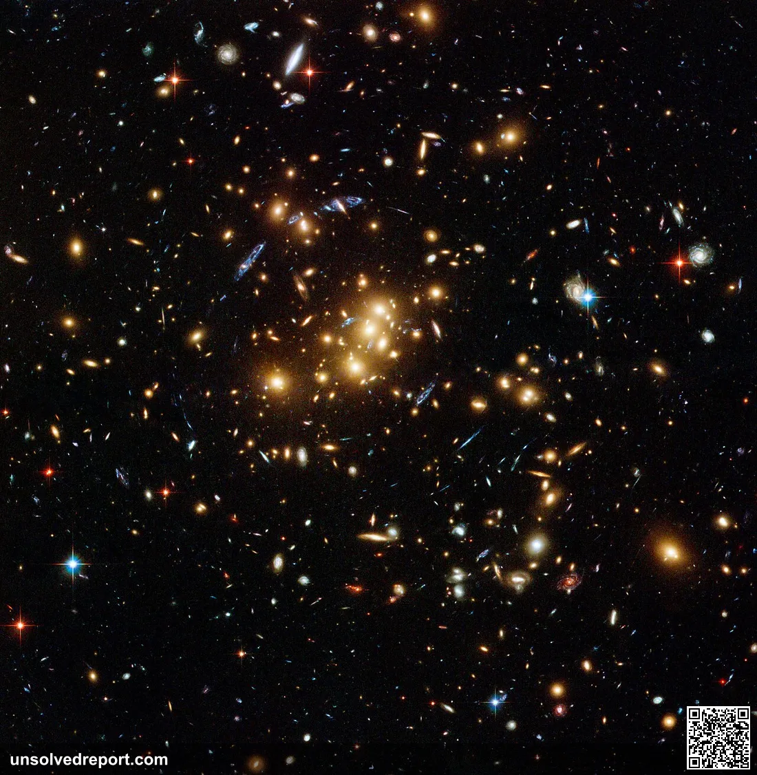 An international team of astronomers using the NASA/ESA Hubble Space Telescope has discovered a ghostly ring of dark ma…