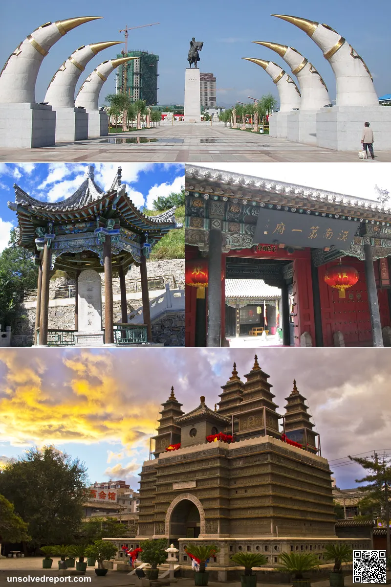 Hohhot is the capital of Inner Mongolia Region, People's Republic of China. Clockwise from top: monument of Genghis Kha…