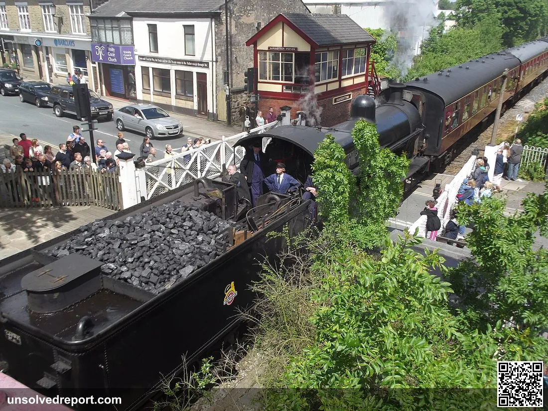 Taken in the summer, I noticed alot of young children saying "Wow, Harry Potter Train"